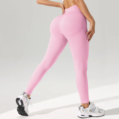 Women's Seamless High-Waist Tummy Control Yoga Leggings
