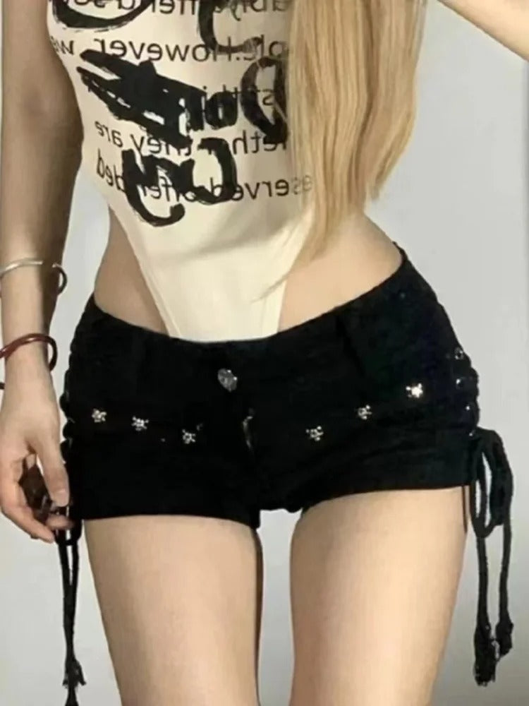 Women's Lace-Up Casual Streetwear Shorts